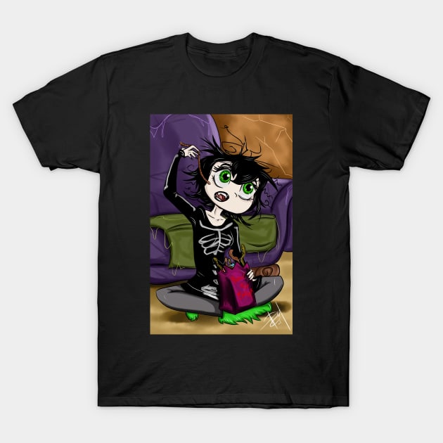 Gothic Vampire Girl T-Shirt by OCDVampire